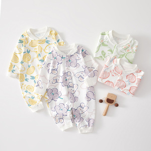 Body de Bebé de Manga Larga Unisex de Algodón Tejido para Primavera y Otoño - Product Image 2