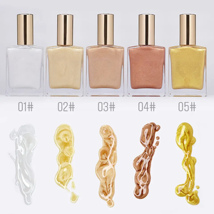 Huile pour le corps scintillante avec logo personnalisé, spray pailleté, longue durée, imperméable, <span class=keywords><strong>anti</strong></span>-transpiration, brillance naturelle pour le <span class=keywords><strong>visage</strong></span>, le corps et le maquillage - Product Image 2