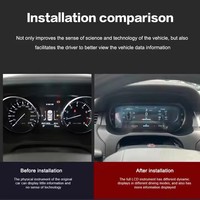 Kluster Digital 12.3 inci untuk mobil Land Rover Evoque tampilan dasbor LCD Speedometer Panel instrumen kokpit Virtual