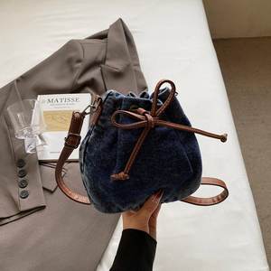 Summer Crossbody Small Bag Femmes 2025 New Mini Carry Canvas Bag Niche Drawstring Crossbody Shoulder Bag For Women Girls - Product Image 6