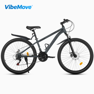 Bicicletta da Montagna per Adulti a 27 Velocità con Freni a Disco, Fuoristrada 24/26 Pollici, Sospensione Anteriore, Telaio in Acciaio ad Alto Tenore di Carbonio, <span class=keywords><strong>Cerchi</strong></span> in Lega di Alluminio - Product Image 1