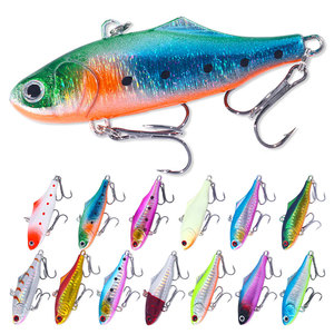 Pêche d'hiver sur glace Pêche en mer dure Isca Artificial Wobblers Metal Vibration 70mm 24g Winter VIB Bait Long Shot Sinking VIB Lure - Product Image 1