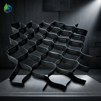 Grille géocellulaire en PEHD haute résistance pour murs de soutènement extérieurs et protection des pentes, pour le revêtement de canaux