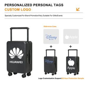 맞춤 인쇄 PC 수하물 알루미늄 프레임 스피너 여행 가방, 가볍고 방수, TSA 잠금장치, 다양한 색상 바퀴, OEM ODM - Product Image 5