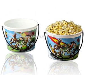 Cubos y Vasos de Palomitas de Maíz Desechables de 64 Onzas, Material PP, IML, con Asa, Duraderos, para Fiestas, Hechos en Vietnam - Product Image 1