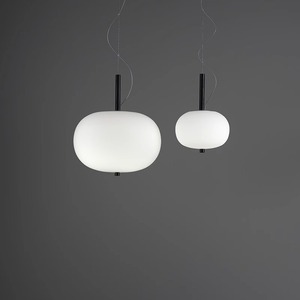 Nordic Modern Designer Minimalist Oval Ball Glass Chandelier Creative Showroom Pendant <b>Lights</b> for Study Room <b>Dining</b> Lighting - Product Image 2
