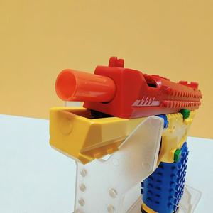 Pistola de Juguete <span class=keywords><strong>Glock</strong></span> SIG17 de Bloques de Construcción, Juguete Educativo con Expulsión de Balas y Balas Blandas, Modelo DIY - Product Image 6