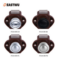 Poignées de matériel d'armoire de cuisine de 20mm de diamètre boutons de traction et serrures de tiroir pour RV caravane camping-car Interio