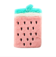 Cahier de fruits en peluche Cahier de cours pour étudiants Cahier horizontal pastèque