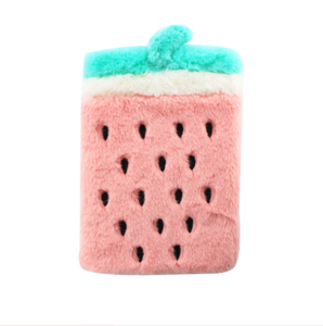 Cahier de fruits en peluche Cahier de cours pour étudiants Cahier horizontal pastèque - Product Image 4