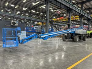 Menggunakan 2015 -2025 <span class=keywords><strong>Genie</strong></span> Lift Boom is mengangkat dentuman S105 XC 32M tinggi hidrolik lengan engkol Boom mengangkat Platform kerja udara - Product Image 5