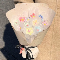 Bouquet de fleurs en céramique fait main pour la fête des Mères 520, cadeau d'anniversaire créatif pour la décoration de bureau et d'intérieur