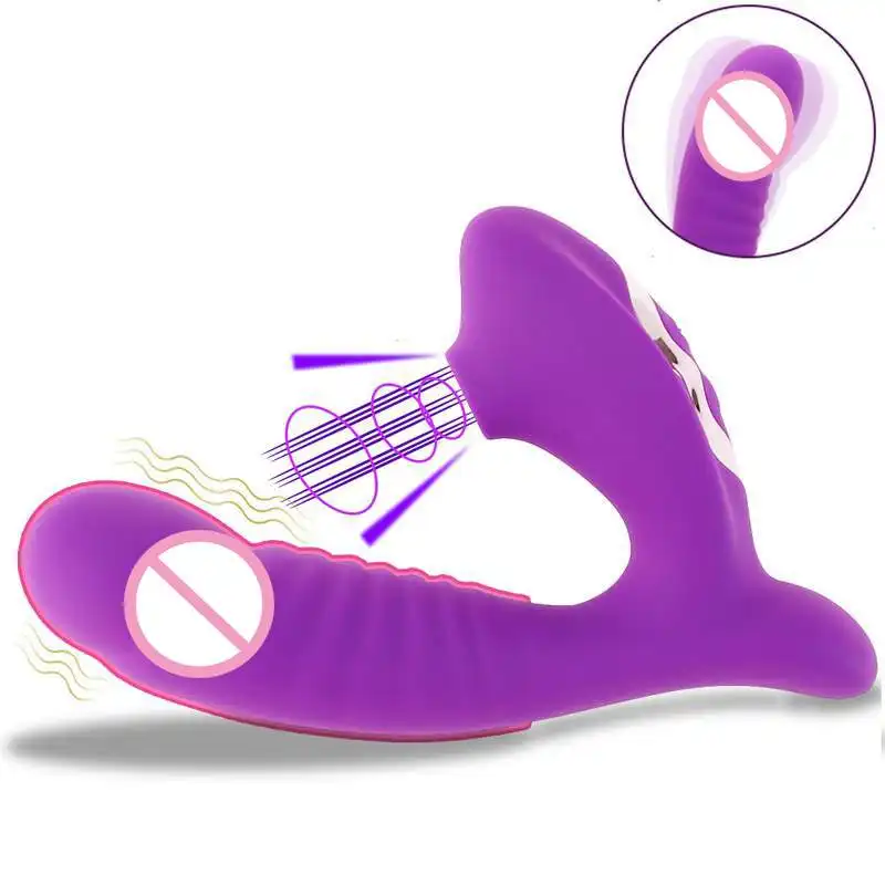Clitoride Succhiare G Punto Vibratore del Dildo con 10 Potente Modalità Clit Sucker Ricaricabile Clitoride Stimolatore Giocattoli Del Sesso per Le Donne