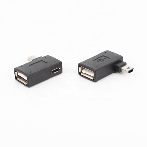 <span class=keywords><strong>Mini</strong></span> <span class=keywords><strong>USB</strong></span> Nam để nữ 2-in-1 <span class=keywords><strong>Adapter</strong></span> góc bên phải cho điện thoại di động AC đầu ra - Product Image 2