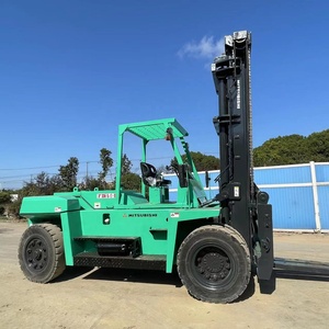 مستعملة شاحنة ميتسوبيشي <span class=keywords><strong>15</strong></span> طن FD150 FD160 رافعات شوكية يابانية أصلية منخفضة السعر للبيع في شنغهاي - Product Image 1