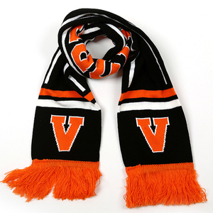 عينة مجانية من المصنع وشاح محبوك مخصص أكريليك تصميم وحجم مخصص وشاح كرة قدم شتوي بالجملة - Product Image 5