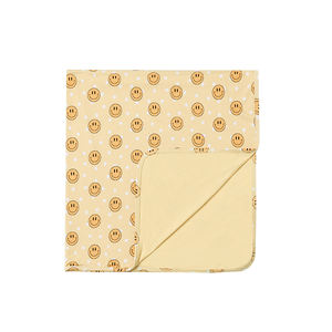 ผ้าห่มเด็กอ่อนและเด็กวัยหัดเดินสองชั้น พิมพ์ลายตามสั่ง ผ้าใยไผ่ออร์แกนิคนุ่มพิเศษ ผ้าห่อตัวเด็ก ผ้าห่มเด็กใยไผ่ - Product Image 4