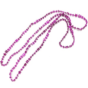 Collar con cuentas para decoración de año nuevo, suministros de fiesta al por mayor, directo de fábrica - Product Image 6
