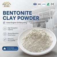 Argile bentonite à action rapide pour la régénération et le blanchiment des huiles usagées de moteur, certifiée ISO9001 et REACH