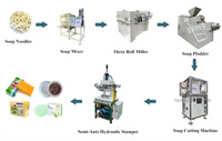 Machine à fabriquer des barres de savon, petite machine à savon, prix de la machine automatique à fabriquer des barres de savon liquide, petite ligne de production