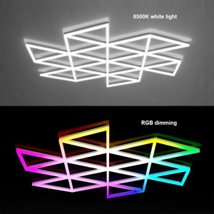 Hexago LED Lumières Garage Plafonnier Car Wash Beauty Shop Éclairage Conception Incurvée Étanche pour Detailing <span class=keywords><strong>Station</strong></span> - Product Image 6