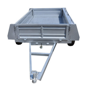 Remorque de boîte utilitaire chromée, remorque en acier inoxydable, cage de remorque 2000kg <span class=keywords><strong>pour</strong></span> voiture - Product Image 4