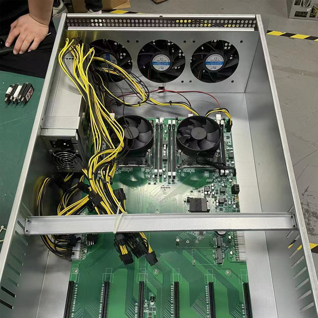 ALEO Rack Server Chassis with Fan Dual E5 CPUs 16GB RAM Enhanced Cooling Quad-channel AI IDC Room Web 3.0 Private App Stock