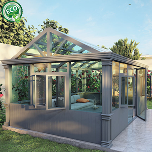 Solárium Moderno 2026 de Vidrio Laminado Templado con Techo Triangular Aislado para Residencias, Casas de Campo y Villas - Product Image 6