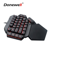 Clavier de jeu mécanique pour pc, midi, avec application sur ordinateur