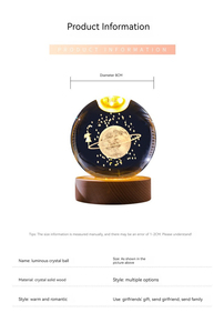 Starry <strong>Christmas</strong> Crystal Ball Nightlight <strong>Wholesale</strong> <strong>Gift</strong> Souvenirs Crystal Decoration Crafts Valentine's Day <strong>Gift</strong> <strong>Christmas</strong> <strong>Gifts</strong> - Product Image 6