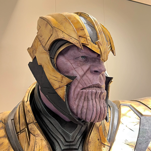 Estatua de Acción de Marvel Legends, Busto de <span class=keywords><strong>Thanos</strong></span> Realista en Escala <span class=keywords><strong>1</strong></span>:<span class=keywords><strong>1</strong></span>, Estatua de Fibra de Vidrio para Decoración del Hogar - Product Image 3
