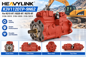Bomba Hidráulica K3V112DTP-9N62, Bomba de Repuesto para Excavadora R215-9T R225-9T R275-9T Hyundai - Product Image 1