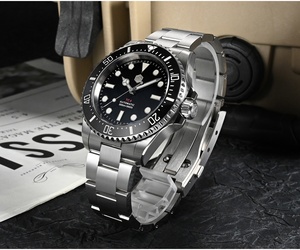 Chất Lượng Cao Sang Trọng <span class=keywords><strong>T5</strong></span> Titan Tự Động Diver Xem 300M Không Thấm Nước Cơ Khí Lặn Đồng Hồ - Product Image 3