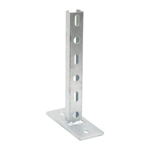 420mm Length Zinc Plated Unbraced Cantilever <b>Brackets</b> Wall Plate Welded on 27x18x1.2mm C Shape Profile for Simplify Fixing - Product Image 6