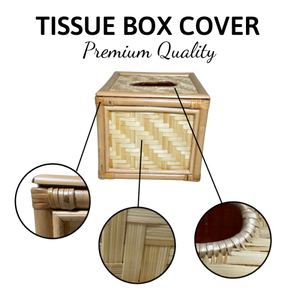 Caja de Almacenamiento Tejida a Mano de Bambú con Tapa – Cesto Cuadrado para Ropa Sucia para Organización del Hogar – VGreen Art - Product Image 5