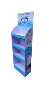 High Quality PVC Foam Board Display Stand Retail Floor Display Stand Customized Drink Beer Bottle Display Rack
