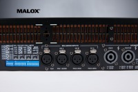 Amplificateur de puissance professionnel en métal et bois MALOX FP2000Q 8CH 4*2350W Classe-TD, utilisation intérieure/extérieure, garantie de 2 ans