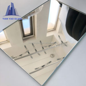 Prix de gros du verre miroir argenté 1.8mm 2.7mm 3mm 4mm 5mm 6mm Miroir en aluminium transparent coloré - Product Image 3