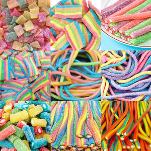 Custom Private Label Sour Belts <strong>Strips</strong> Fruit Flavor Licorice Gummy Chewy <strong>Candy</strong> Sweets - Product Image 2