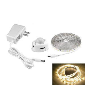 Motion Sensor LED <strong>Under</strong> Cabinet <strong>Light</strong> <strong>Bed</strong> Night <strong>Light</strong> 1M-5M LED Strip Night Sensor Lamp With 110V-220V to 12V Power Adapter - Product Image 4