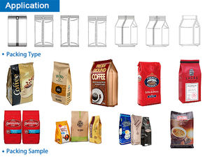 Machine d'emballage de sac pochette entièrement automatique pour <span class=keywords><strong>granules</strong></span> fluides 1kg de qualité alimentaire Machine d'emballage multifonction VFFS - Product Image 6