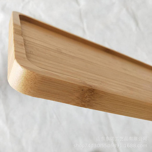 Bamboo <b>Tea</b> <b>Tray</b> Rectangular 70.5x20.5x2cm For Coffee <b>Tea</b> Serving Nordic Style - Product Image 4