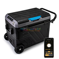Réfrigérateur de voiture de refroidissement Réfrigérateur portable Double réfrigérateur congélateur 12v Réfrigérateurs portables de voiture Réfrigérateur profond congélateur pour voiture automatique
