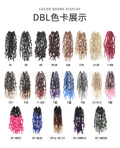 8 pollici pre-looped uncinetto torsione capelli con estremità ricci scatola passione Crochet trecce per donne di colore sintetiche ad alta temperatura - Product Image 6