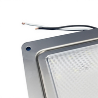 Nouvelle lampe LED rectangulaire en plastique 12V/24V pour l'intérieur des camions et remorques, lampe de chargement étanche