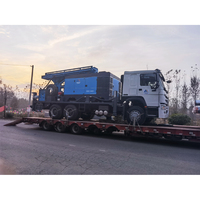 Plateforme de forage de puits d'eau montée sur camion de 600 mètres, plateforme de forage pour puits d'eau, machine de forage DTH