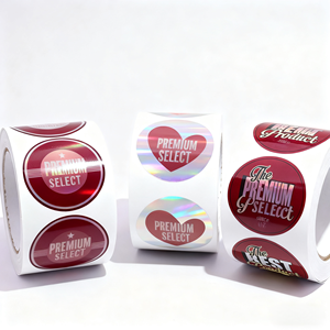 สติกเกอร์ทรงกลมสติกเกอร์กระดาษไวนิลกันน้ำติดฉลากสติกเกอร์พิมพ์โลโก้ - Product Image 2