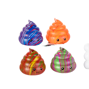 New Marbled Poop Maltose TPR <b>Squishy</b> Toy Slow Rebound Malt Candy Stretchy Fidget Stress Relief Squeeze Decompression for Girls - Product Image 1