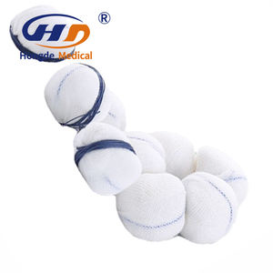 Palla di garza assorbente dentale medico chirurgico Sterile organico in cotone - Product Image 1