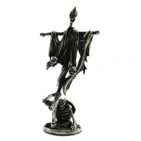 Figurines de la Légion squelette en cuivre, décoration miniature, modèle rétro en métal, statue, ornement de bureau